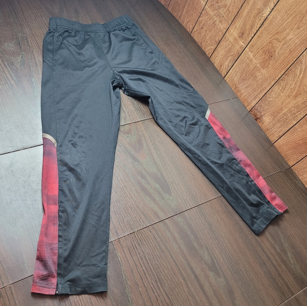 Boys Pro player athletic red and black  pants